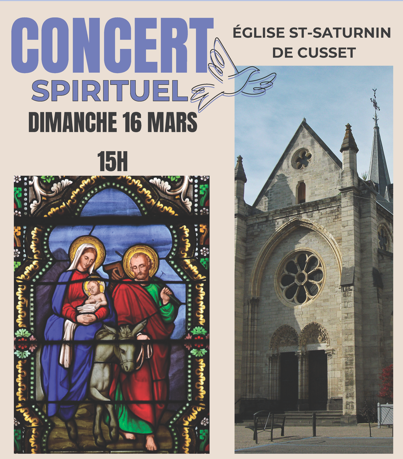 Dimanche 16 Mars 15h concert spirituel