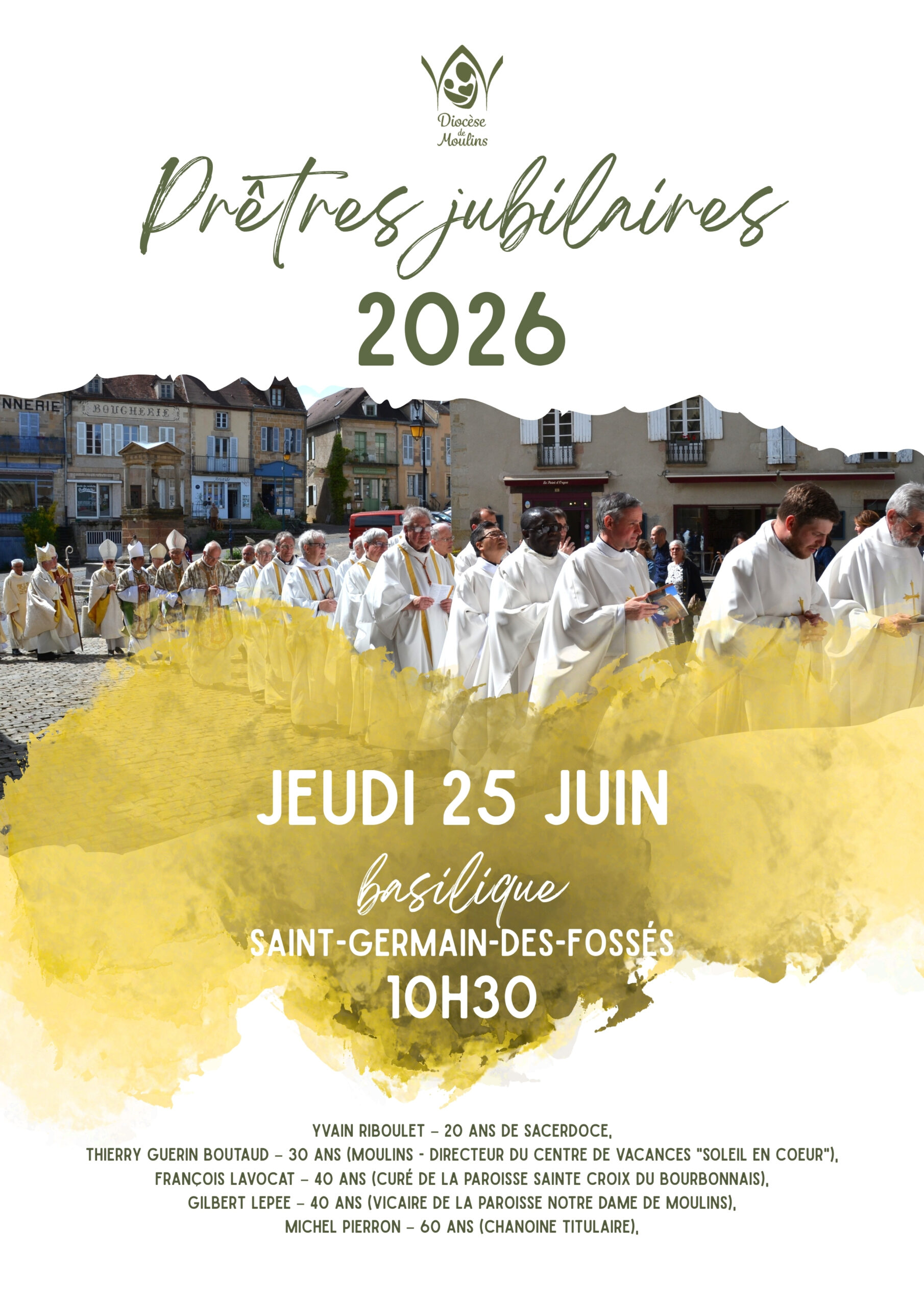 Affiche prêtres jubialires 2026